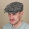 Stetson Hatteras Herringbone Beige Black -Chapeaux À La Mode hatteras herringbone beige blackcasquette20gavroche20beige20noir20la20Hatteras20Herringbone2020beige20black
