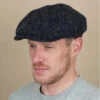 Stetson Hatteras Herringbone Black 2 Stetson Hatteras Herringbone Black -Chapeaux À La Mode hatteras herringbone grise fonceeberet20noir20hiver20stetson20Hatteras20Herringbone20black