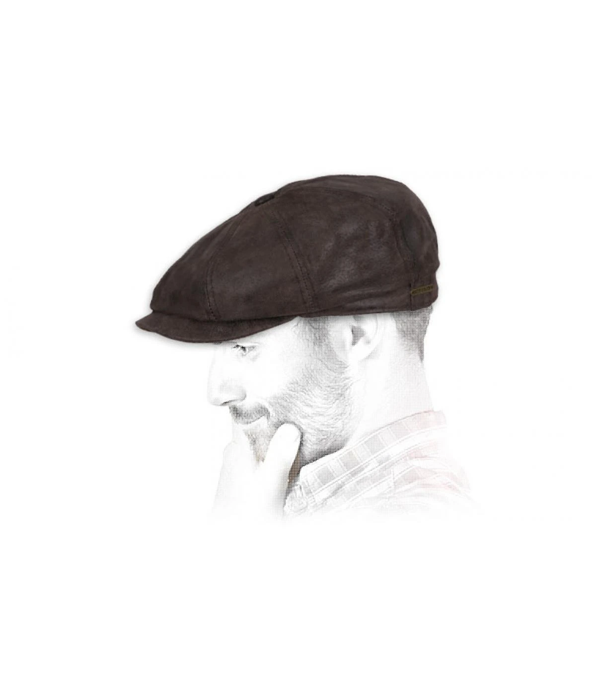 Stetson Hatteras Pigskin Brown 5 Stetson Hatteras Pigskin Brown – Image 3