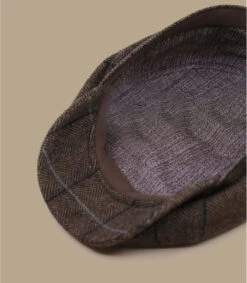 Stetson Hatteras Wool Brown Herringbone 9 Stetson Hatteras Wool Brown Herringbone -Chapeaux À La Mode hatteras wool brown herringbone 3