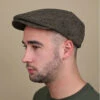 Brixton Hooligan Brown Kaki Herringbone -Chapeaux À La Mode hooligan brown kaki herringboneBeret20kaki20chaud20Hooligan20brown20kaki20herringbone