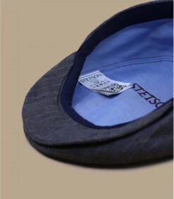 Stetson Kent Cotton Linen Blue Strips -Chapeaux À La Mode kent cotton linen blue strips 3