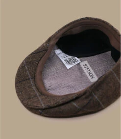 Stetson Kent Wool EF Brown Herringbone -Chapeaux À La Mode kent wool ef brown herringbone 4