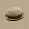 Logan Raphia -Chapeaux À La Mode logan raphiapork20pie20paille20galon20brun20Logan20Raphia