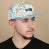 Patagonia Maclure 5 Panel Thriving Planet Lago Blue -Chapeaux À La Mode maclure 5 panel thriving planet lago blue