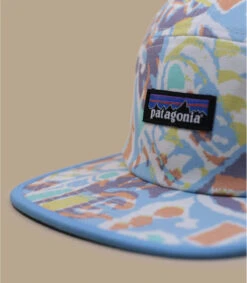 Patagonia Maclure 5 Panel Thriving Planet Lago Blue -Chapeaux À La Mode maclure 5 panel thriving planet lago blue 2
