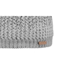 Barts Marceline Beanie Heather Grey -Chapeaux À La Mode marceline beanie heather greybonnet20pompon20fourrure20gris20chin