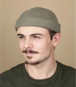 Miki Herringbone Linen Avocado