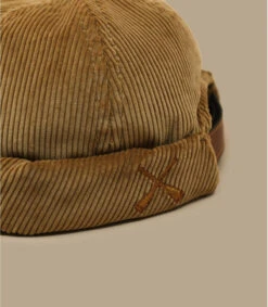 Miki Velvet Corduroy Tan -Chapeaux À La Mode miki velvet corduroy tan 3