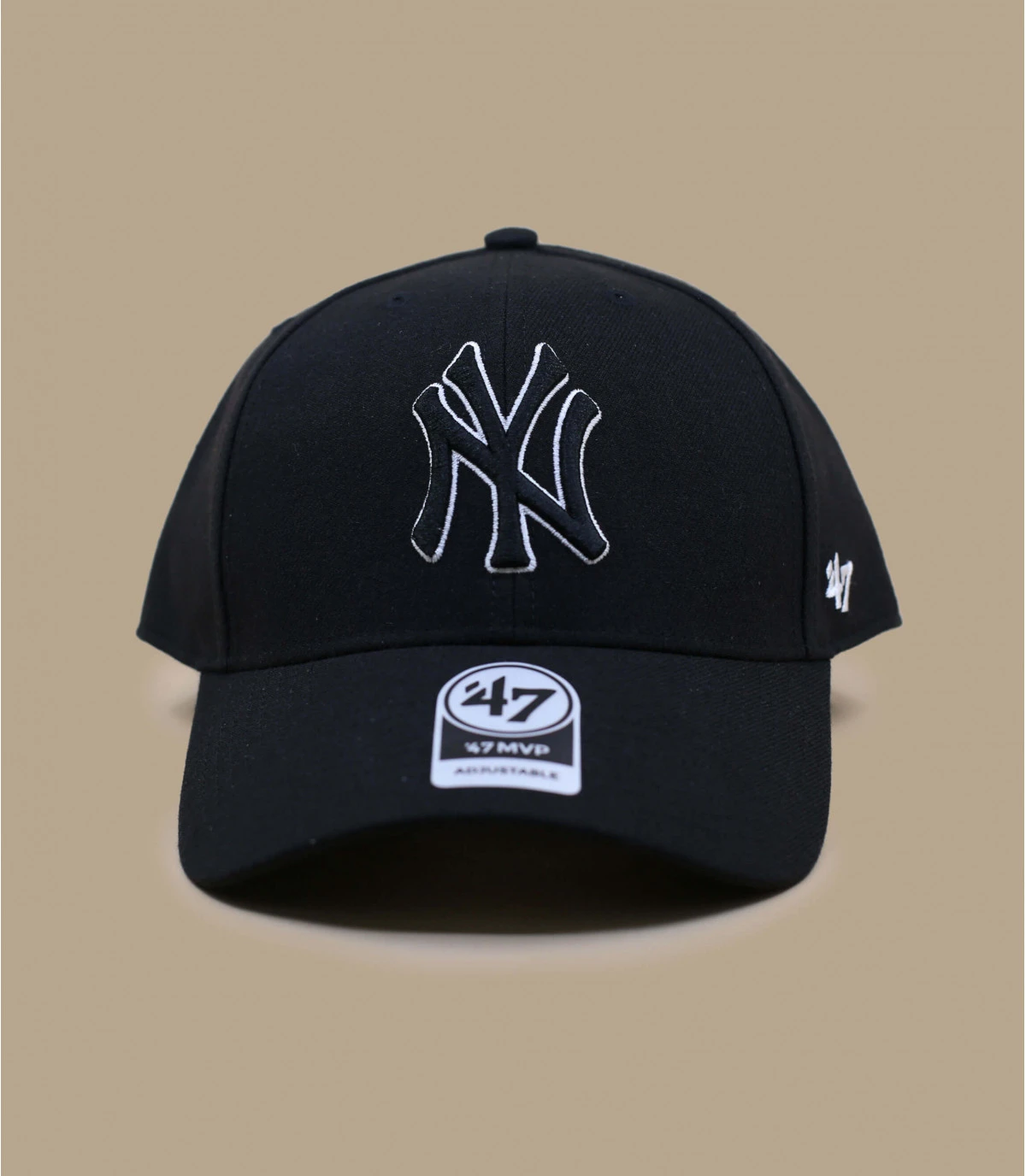 '47 BRAND MVP NY Snapback Black White 3 '47 BRAND MVP NY Snapback Black White