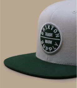 Brixton Oath III White Kelly Green -Chapeaux À La Mode oath iii white kelly green 2