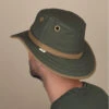 Tilley Outback Green British Tan -Chapeaux À La Mode outback green british tanchapeau20coton20cire20vert20Outback20green20british20tan