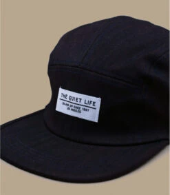 Overdyed Denim 5 Panel -Chapeaux À La Mode overdyed denim 5 panel 2