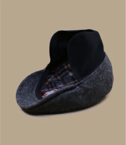 Oxford Earflap Grey -Chapeaux À La Mode oxford earflap grey 2