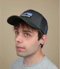 Patagonia P6 Logo Trucker Hat Forge Grey