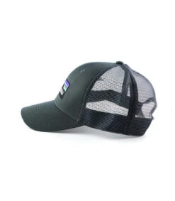 Patagonia P6 Logo Trucker Hat Forge Grey -Chapeaux À La Mode p6 logo trucker hat forge greyPatagonia20Casquette20visiere20courbee20grise
