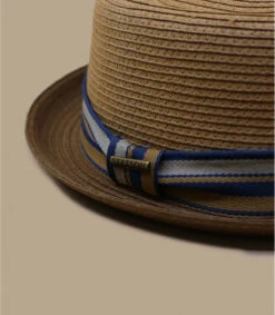 Stetson Pork Pie Toyo Brown -Chapeaux À La Mode pork pie toyo brown 2