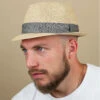 Stetson Reidton Toyo Beige Mix 1 Stetson Reidton Toyo Beige Mix -Chapeaux À La Mode reidton toyo beige mix