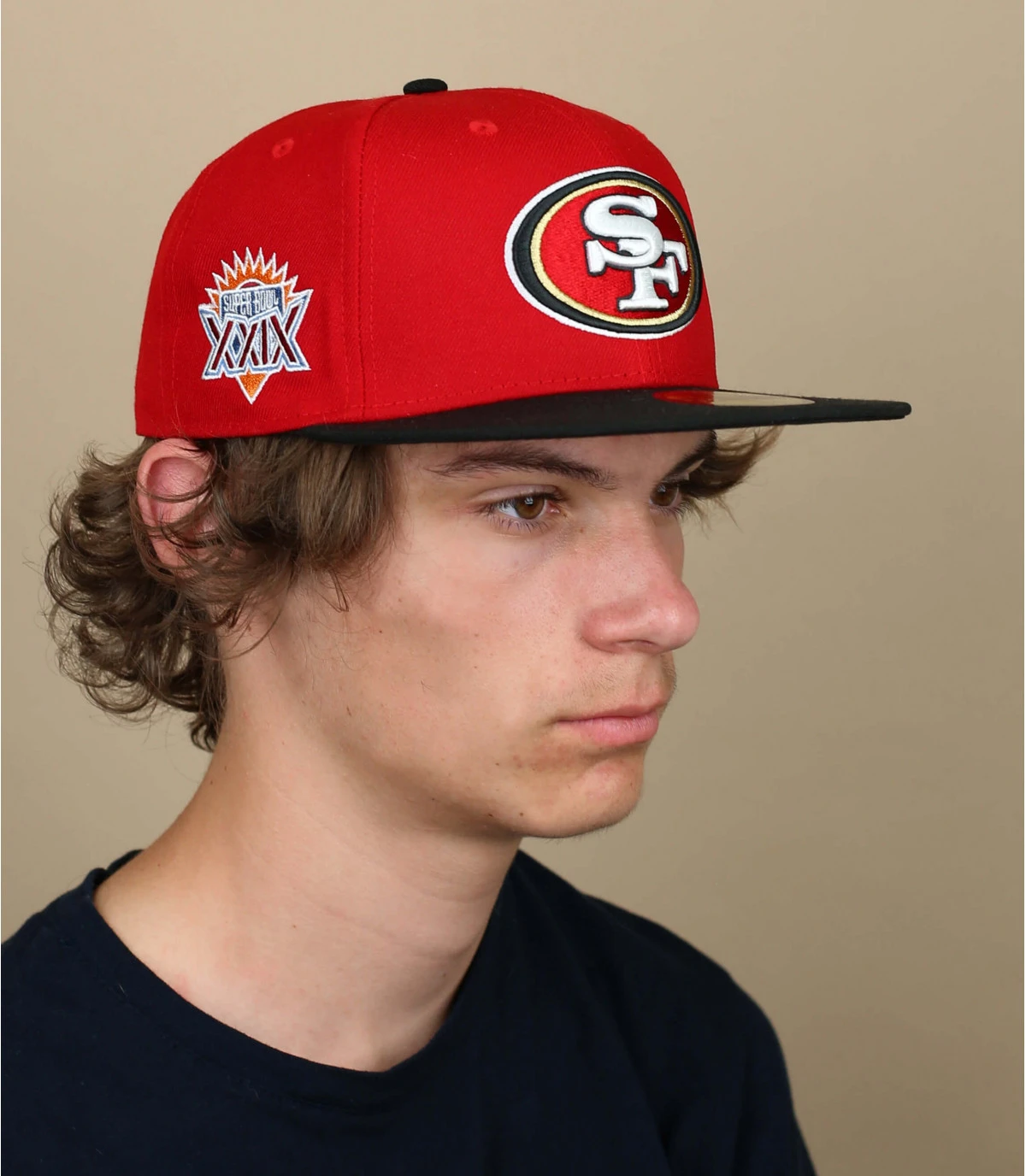 NEW ERA Side Patch 5950 49ers Scarlet 3 NEW ERA Side Patch 5950 49ers Scarlet