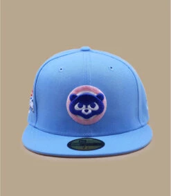 NEW ERA Side Patch 5950 Chicago Cubs Sky Pink -Chapeaux À La Mode side patch 5950 chicago cubs sky pink 2