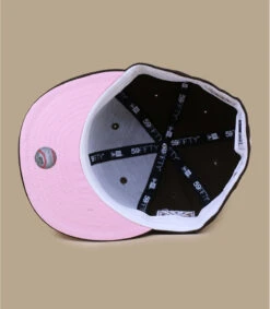 NEW ERA Side Patch 5950 NY Yankees Walnut Pink -Chapeaux À La Mode side patch 5950 ny yankees walnut pink 4