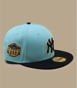 NEW ERA Side Patch 59Fifty New York Yankees Blue Tint Black -Chapeaux À La Mode side patch 59fifty new york yankees blue tint black 3