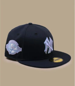 NEW ERA Side Patch 59Fifty New York Yankees Navy Lavender -Chapeaux À La Mode side patch 59fifty new york yankees navy lavender 3