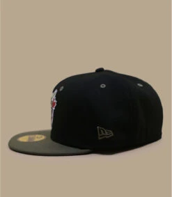 NEW ERA Side Patch 59Fifty Toronto Blue Jays Black New Olive -Chapeaux À La Mode side patch 59fifty toronto blue jays black new olive 2