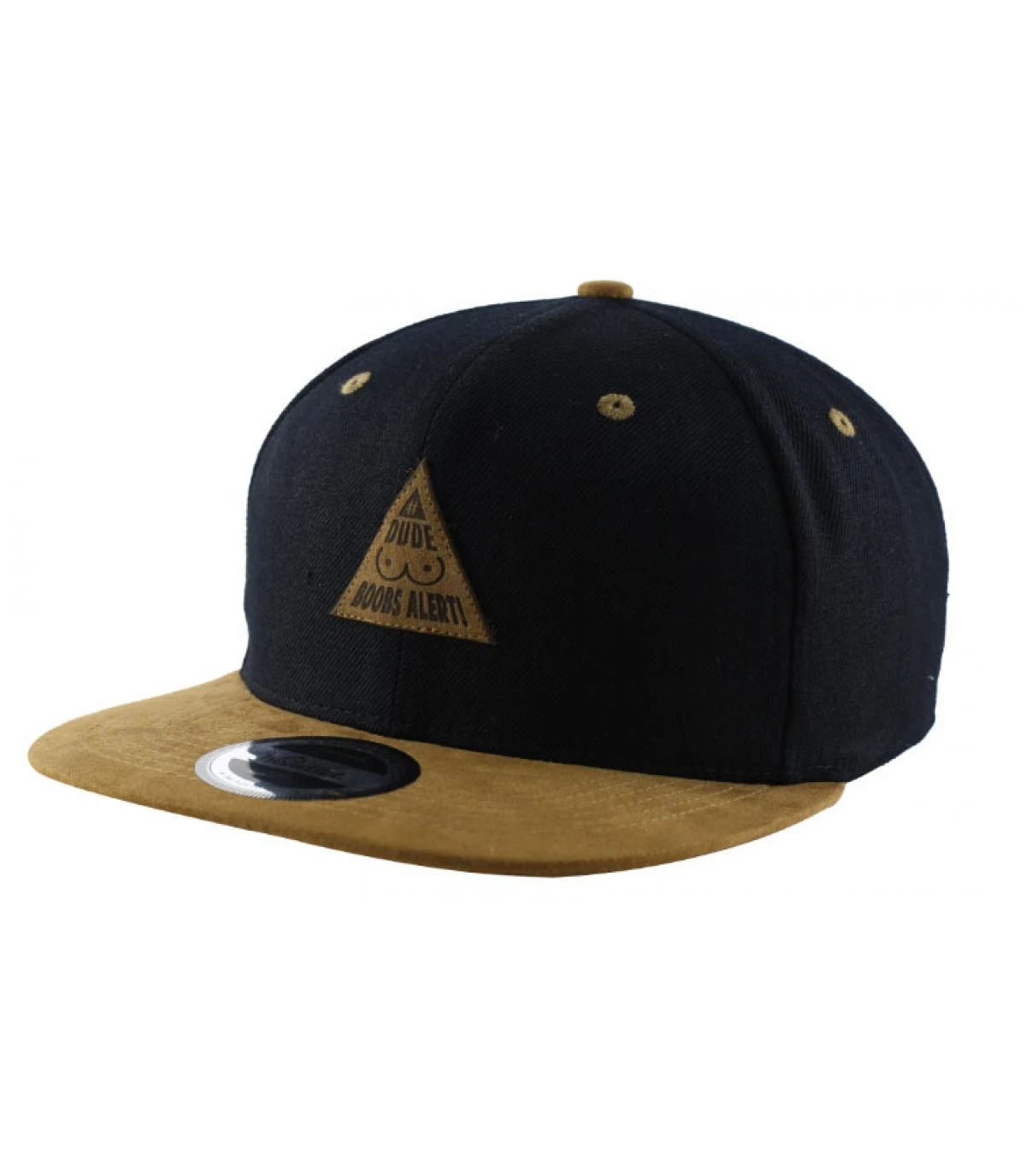 Snapback Boobs Alert Black Brown 4 Snapback Boobs Alert Black Brown – Image 2