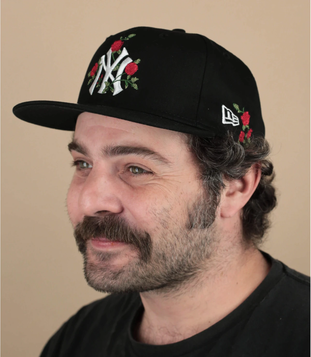 NEW ERA Snapback Flower 950 NY Black 3 NEW ERA Snapback Flower 950 NY Black