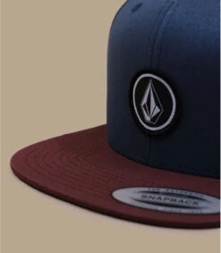 Volcom Snapback Quarter Twill Cruzer Blue -Chapeaux À La Mode snapback quarter twill cruzer blue 2
