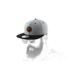 Snapback The Wall Grey Black