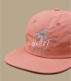 Summer Palm Nylon Coral 10 Summer Palm Nylon Coral -Chapeaux À La Mode summer palm nylon coral 2