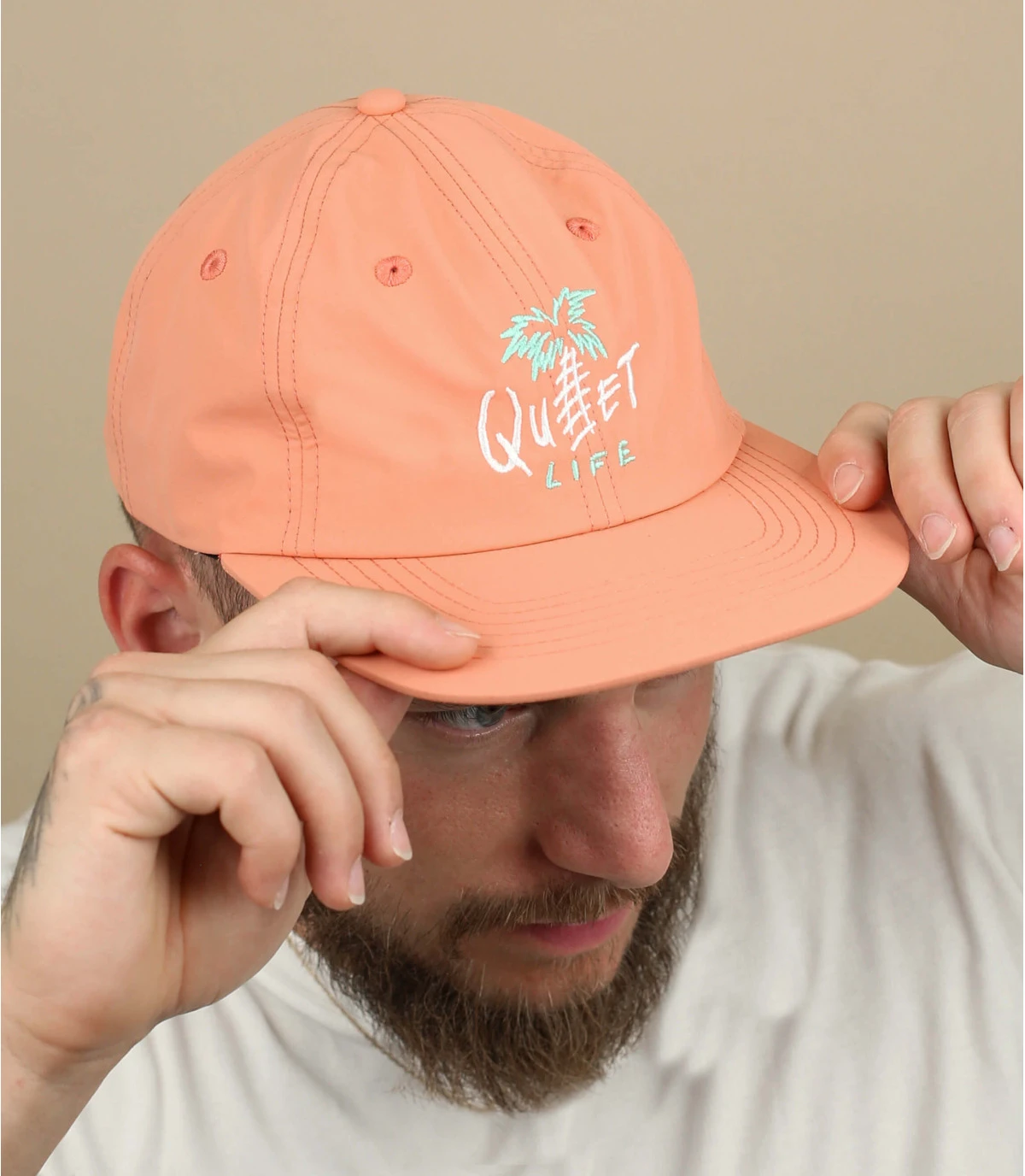 Summer Palm Nylon Coral 3 Summer Palm Nylon Coral