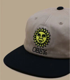 OBEY Sunshine Khaki Multi -Chapeaux À La Mode sunshine khaki multi 2
