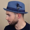 Bailey Tino Vintage Blue -Chapeaux À La Mode tino vintage blue