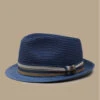 Stetson Trilby Toyo Blue -Chapeaux À La Mode trilby toyo blue
