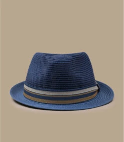 Stetson Trilby Toyo Blue -Chapeaux À La Mode trilby toyo blue 2