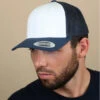 Trucker Blank White Navy -Chapeaux À La Mode trucker blank white navy