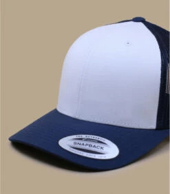 Trucker Blank White Navy -Chapeaux À La Mode trucker blank white navy 2