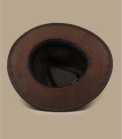 Stetson Western Buffalo Leather Brown -Chapeaux À La Mode western buffalo leather brown 4