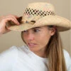 Stetson Western Raffia Natural 1 Stetson Western Raffia Natural -Chapeaux À La Mode western raffia natural