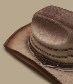 Stetson Western Toyo Brown Blurred Natural 10 Stetson Western Toyo Brown Blurred Natural -Chapeaux À La Mode western toyo brown blurred natural 2