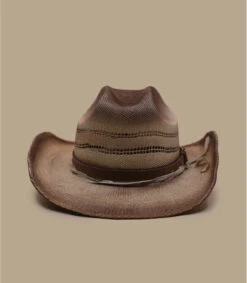 Stetson Western Toyo Brown Blurred Natural 11 Stetson Western Toyo Brown Blurred Natural -Chapeaux À La Mode western toyo brown blurred natural 3