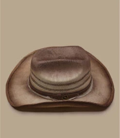 Stetson Western Toyo Brown Blurred Natural 12 Stetson Western Toyo Brown Blurred Natural -Chapeaux À La Mode western toyo brown blurred natural 4