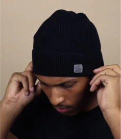 Wool Beanie Black