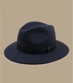 Borsalino Wool Felt Anthracite 8 Borsalino Wool Felt Anthracite -Chapeaux À La Mode wool felt anthracite 1