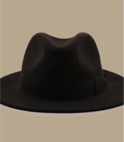 Borsalino Wool Felt Brown -Chapeaux À La Mode wool felt brown 1
