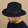 Borsalino Wool Felt Navy