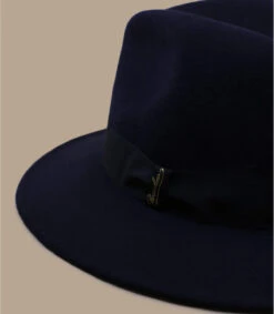 Borsalino Wool Felt Navy 10 Borsalino Wool Felt Navy -Chapeaux À La Mode wool felt navy 3